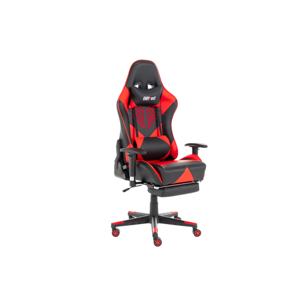 Blitzed Adonis With Footrest Red Gaming Chair