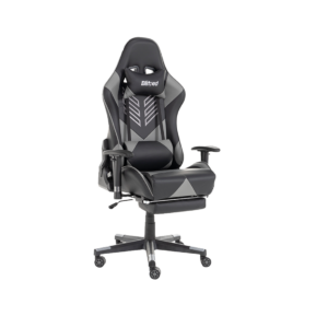 Blitzed Adonis With Footrest Grey Gaming Chair