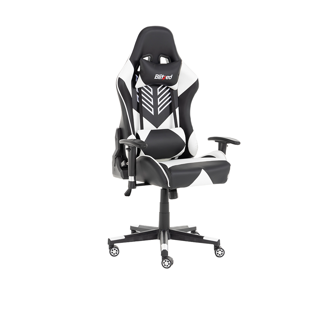 Blitzed Adonis Without Footrest White Gaming Chair