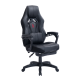 Blitzed Kappa With Footrest Black Gaming Chair